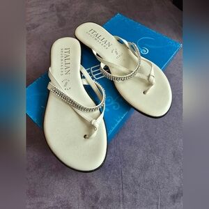 Italian Shoemakers Women's White Sandals